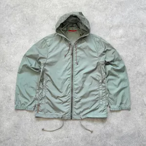 Prada Sport RARE 2000s technical lightweight spellout jacket (S)