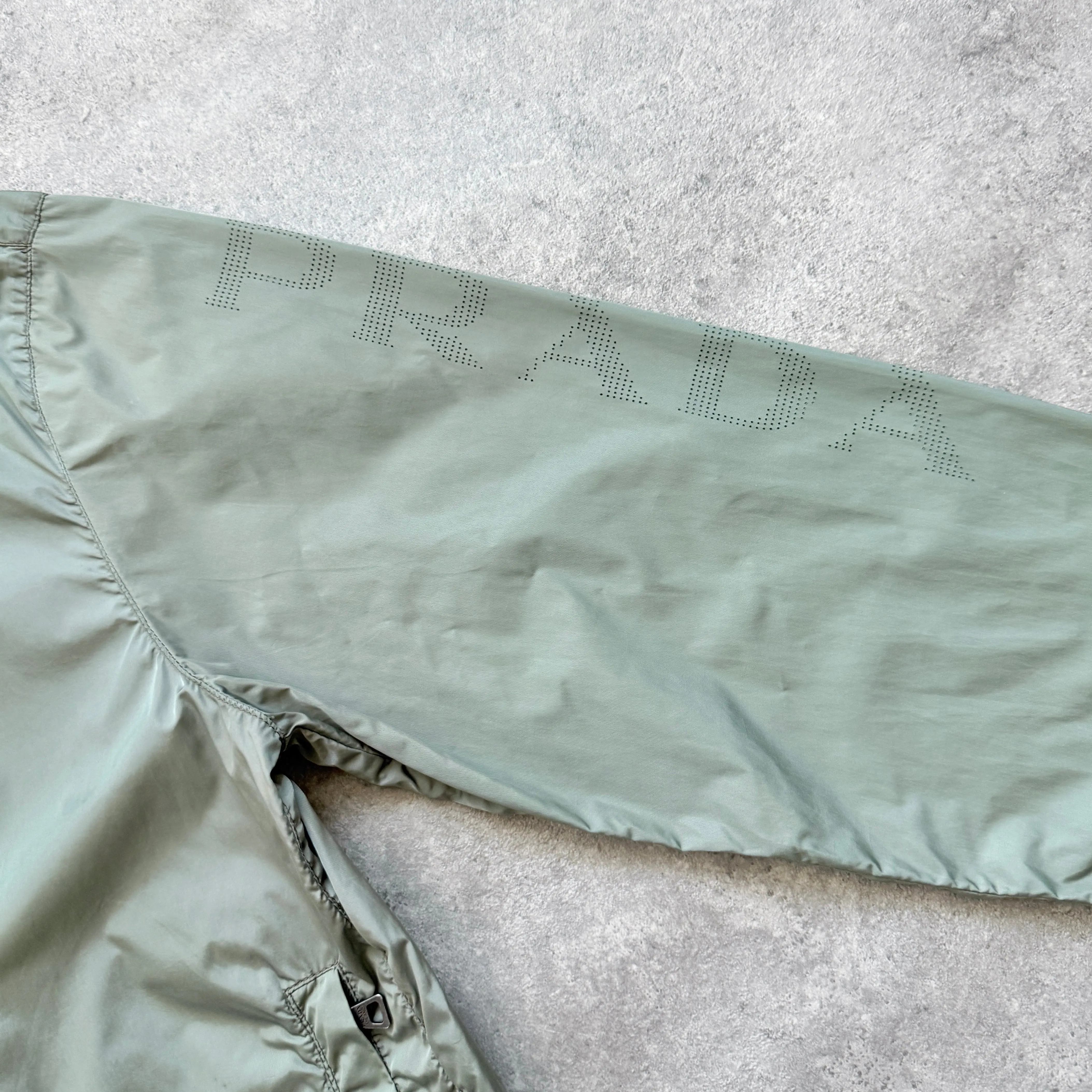 Prada Sport RARE 2000s technical lightweight spellout jacket (S)