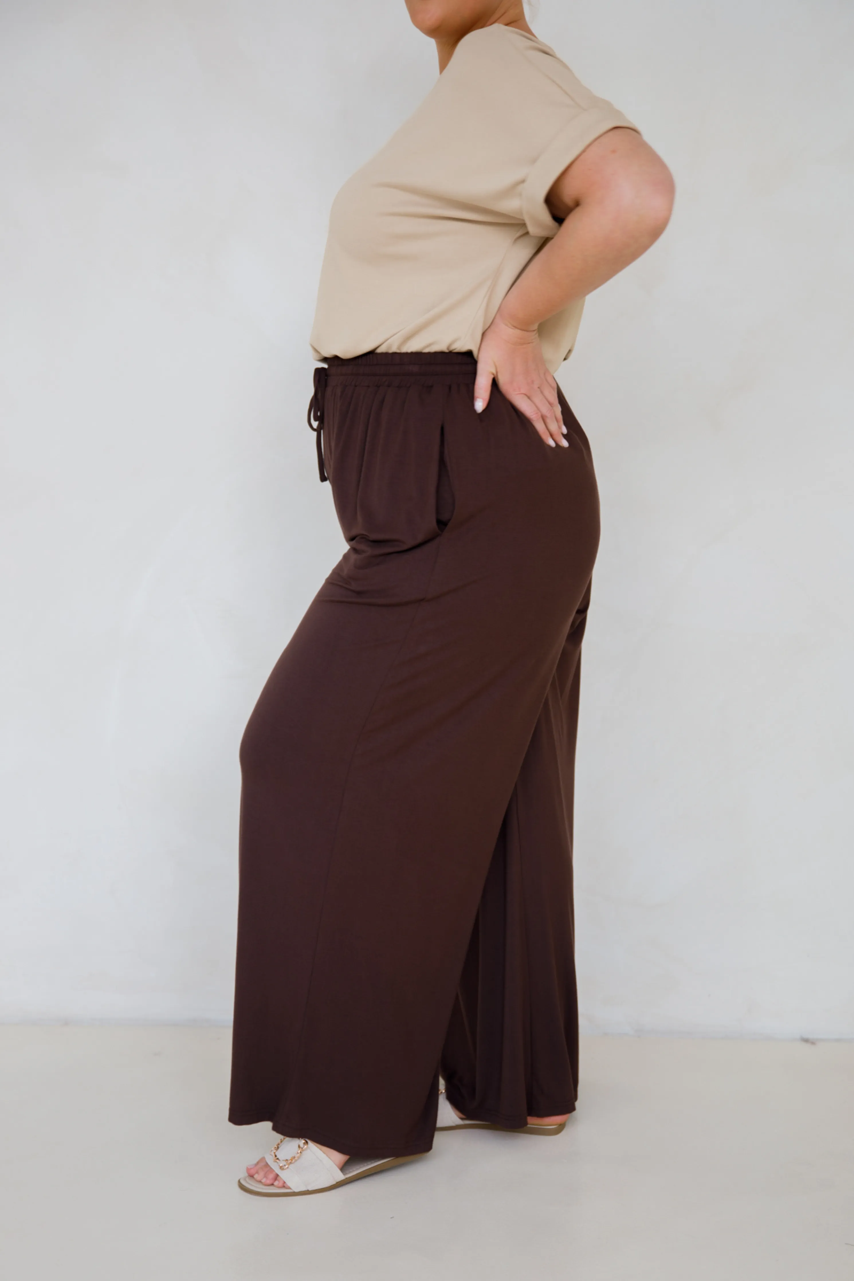PRE-ORDER | Bella Pant | Chocolate