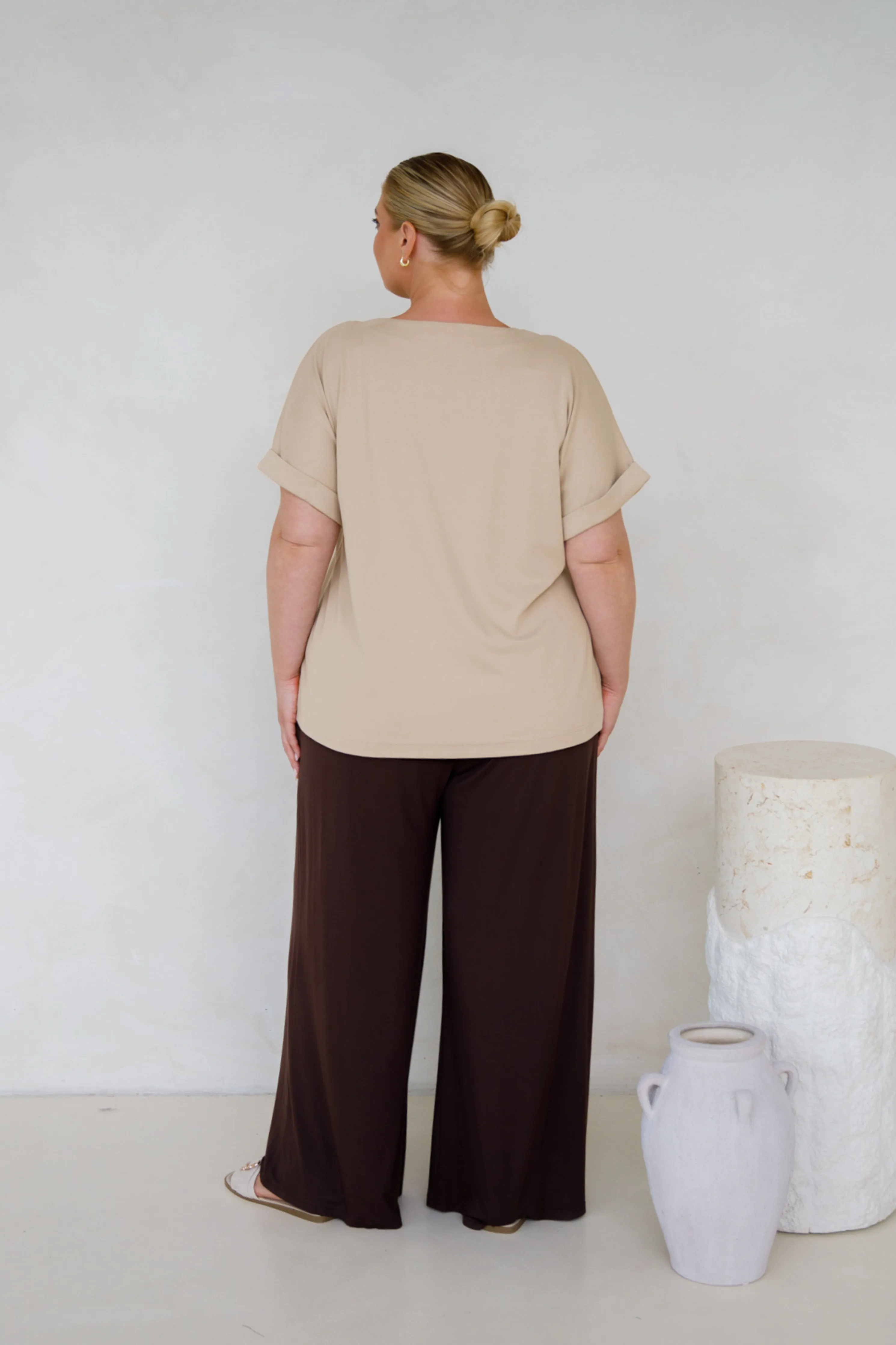 PRE-ORDER | Bella Pant | Chocolate