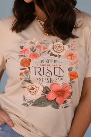 PRE-ORDER He Has Risen Tee