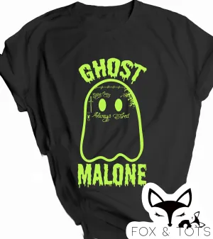Pre order NEON GREEN GHOST MALONE tee - 1 week TAT