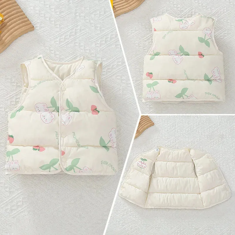 Printed Vest Tops for Baby Girl