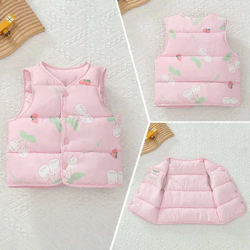 Printed Vest Tops for Baby Girl
