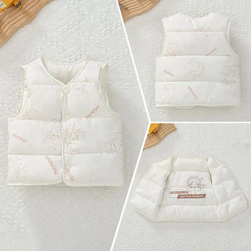 Printed Vest Tops for Baby Girl