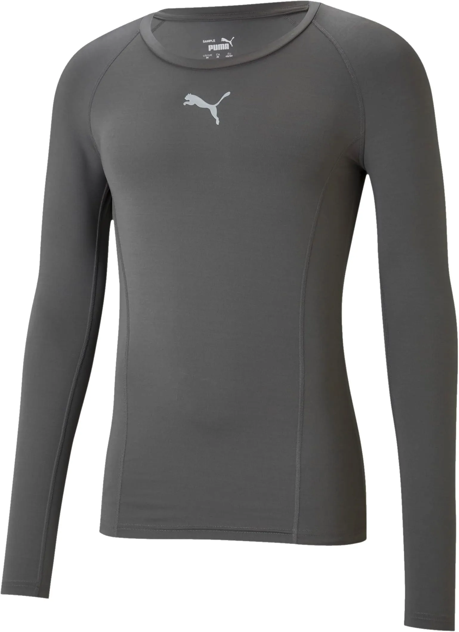 Puma Liga Baselayer Long Sleeve Mens Training Top - Grey