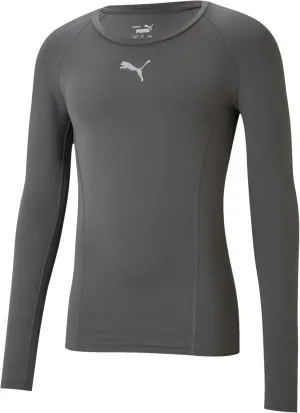 Puma Liga Baselayer Long Sleeve Mens Training Top - Grey