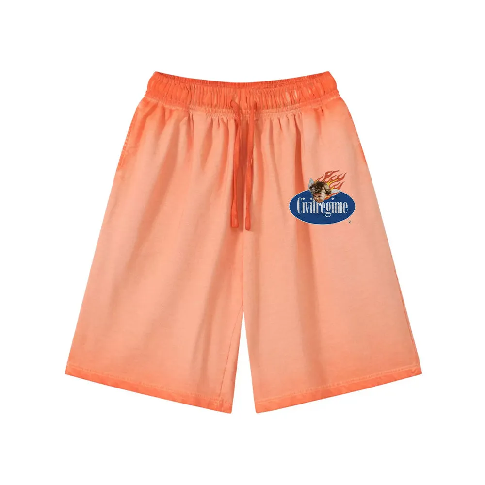 "High street casual cartoon icon angry kid" Shorts