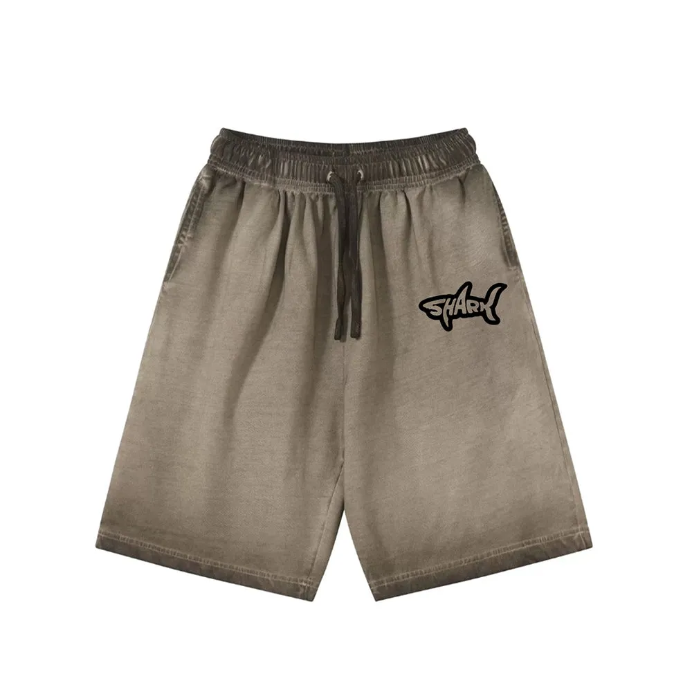 "High street casual cartoon little shark" Shorts