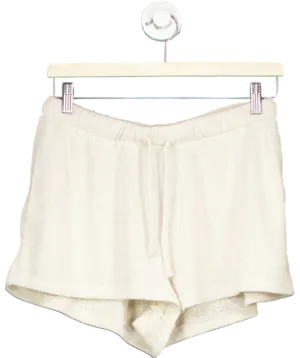 Reserved Beige Fine Knit Shorts UK M