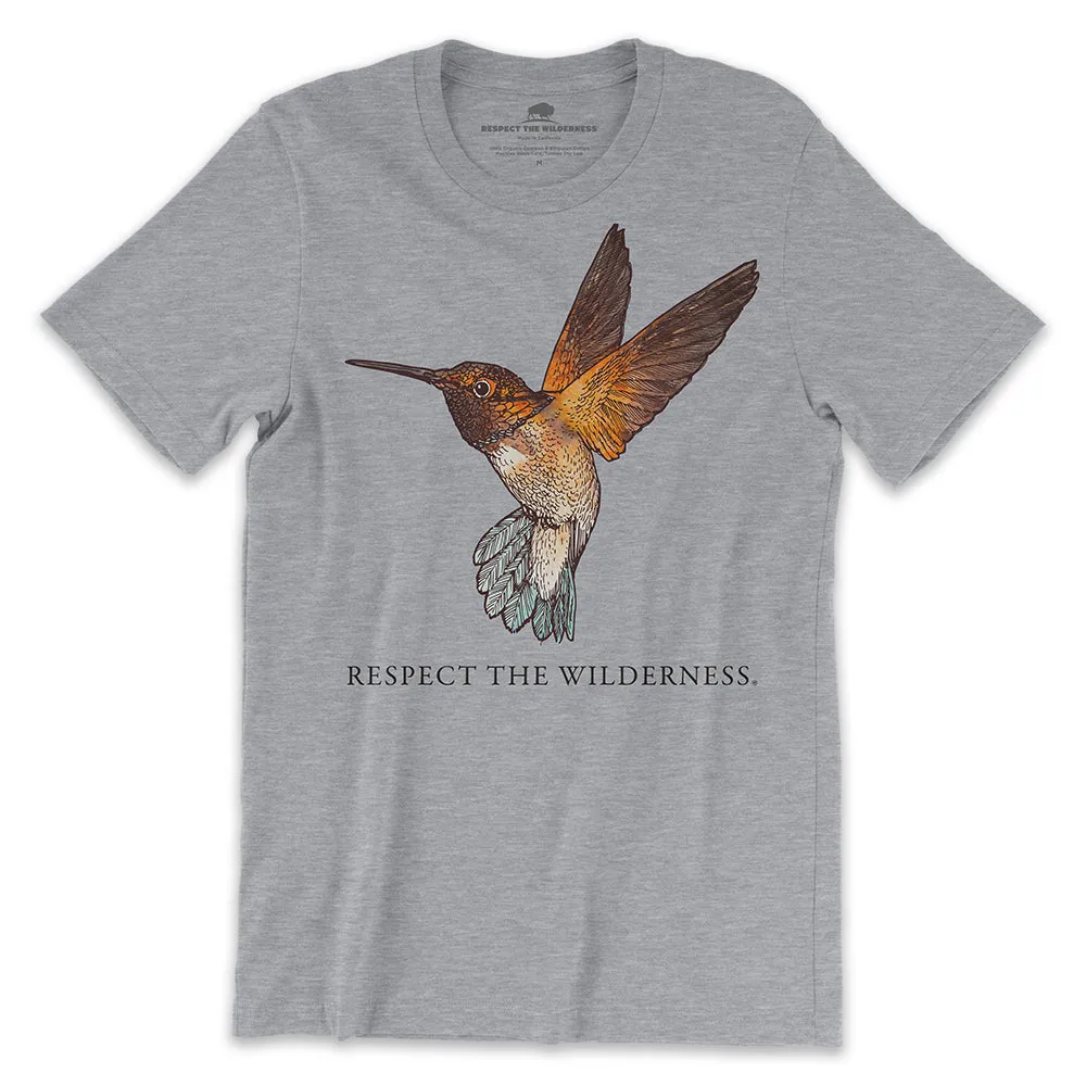 Respect The Wilderness Hummingbird Unisex Tee