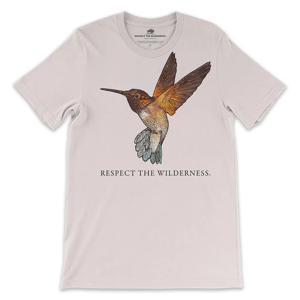 Respect The Wilderness Hummingbird Unisex Tee