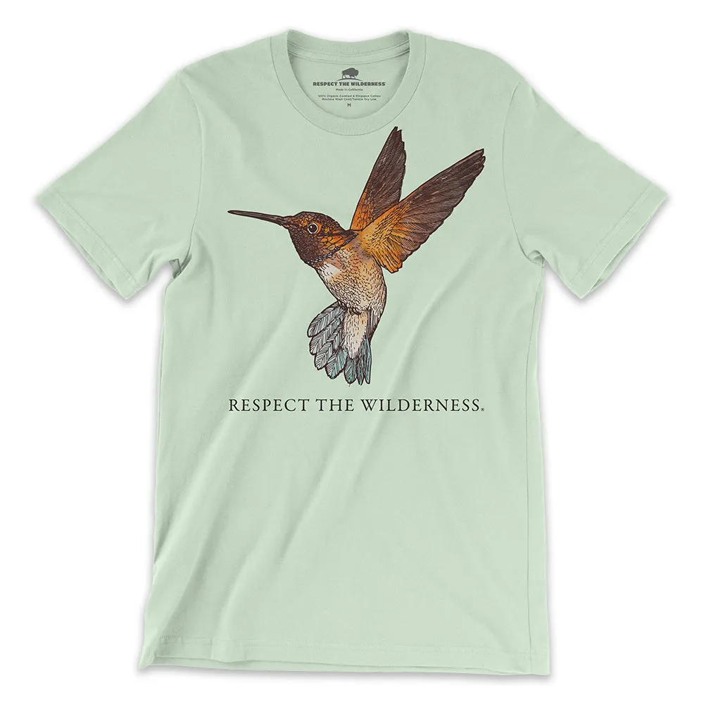 Respect The Wilderness Hummingbird Unisex Tee