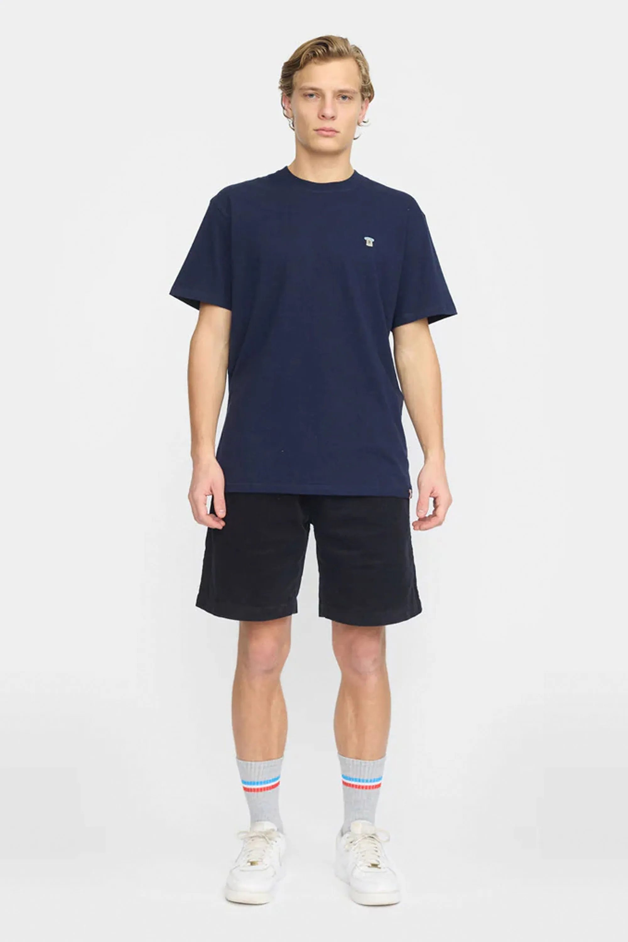 REVOLUTION - LONG CASUAL SHORTS - NAVY