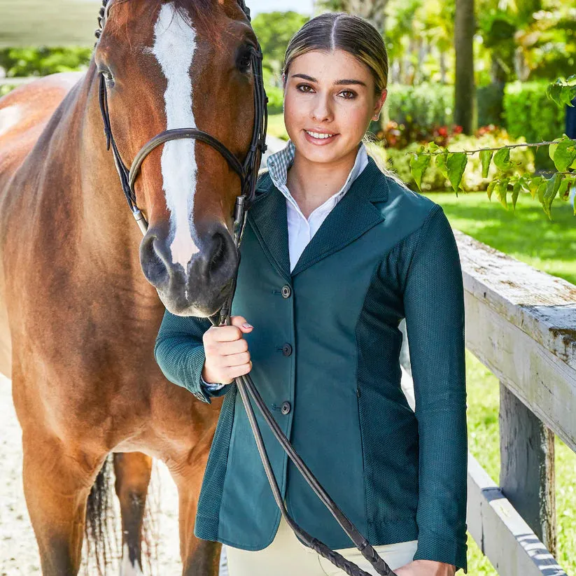 RJ Classics Harmony 3-Button Mesh Show Coat