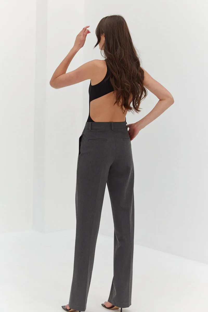 Sade Sleeveless Bodysuit - Black