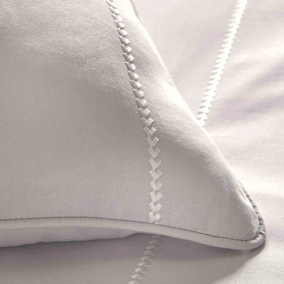 Salcombe Duvet Cover Set - Silver