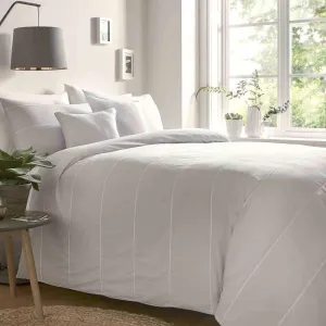 Salcombe Duvet Cover Set - Silver