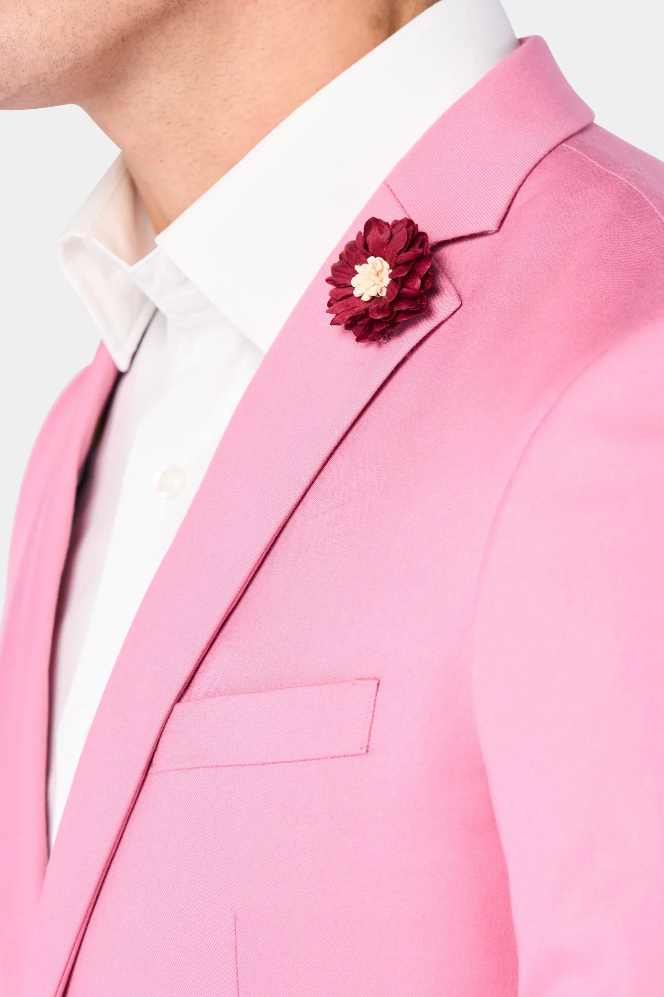 Salmon Pink 2 Button Suit