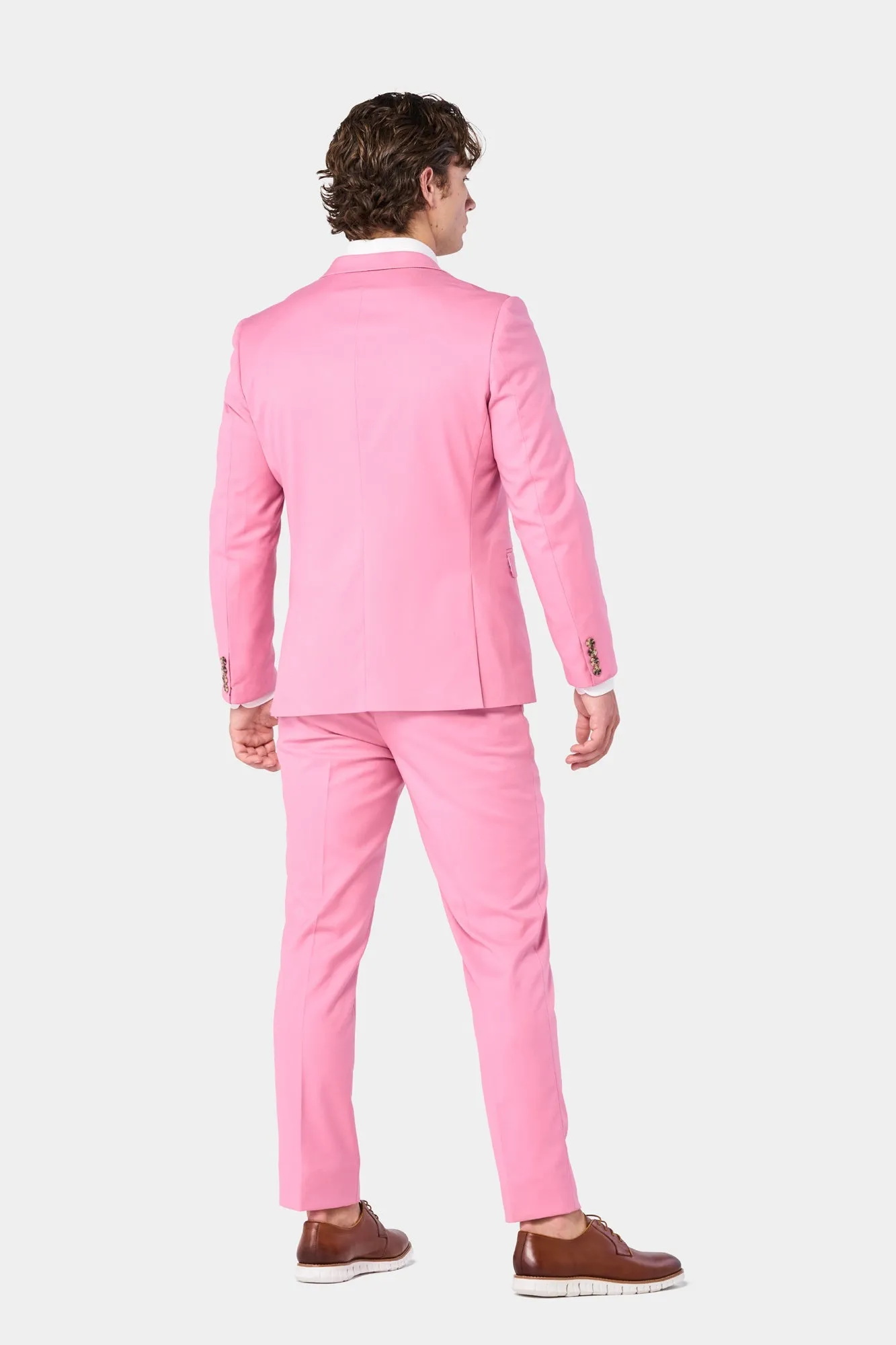 Salmon Pink 2 Button Suit