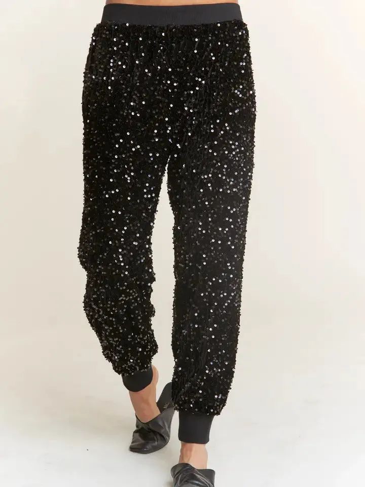Sequin Stride Joggers