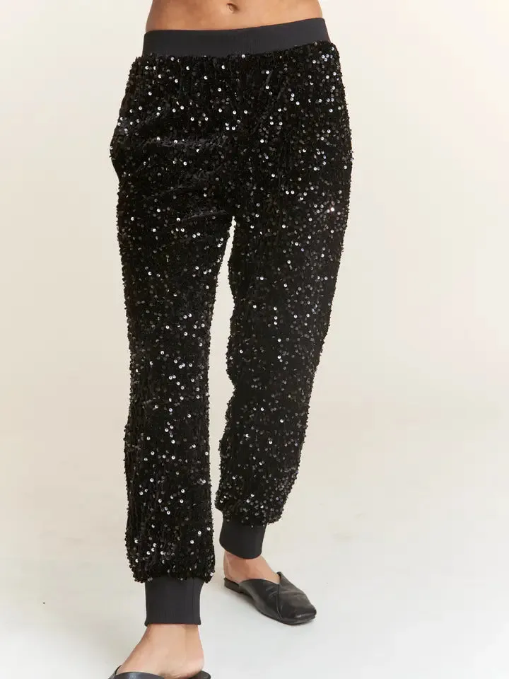 Sequin Stride Joggers
