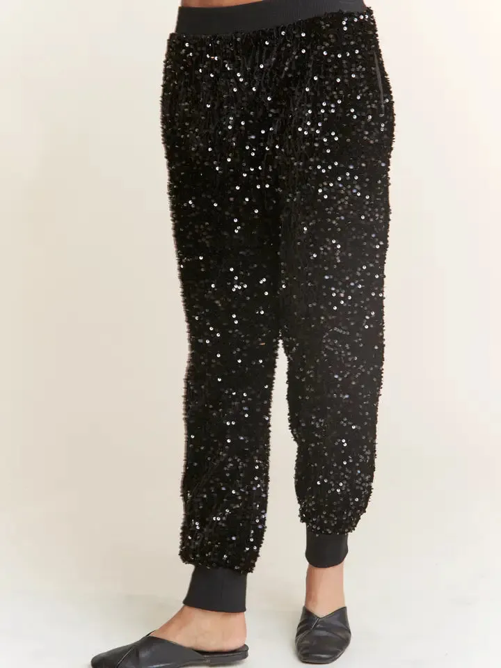 Sequin Stride Joggers