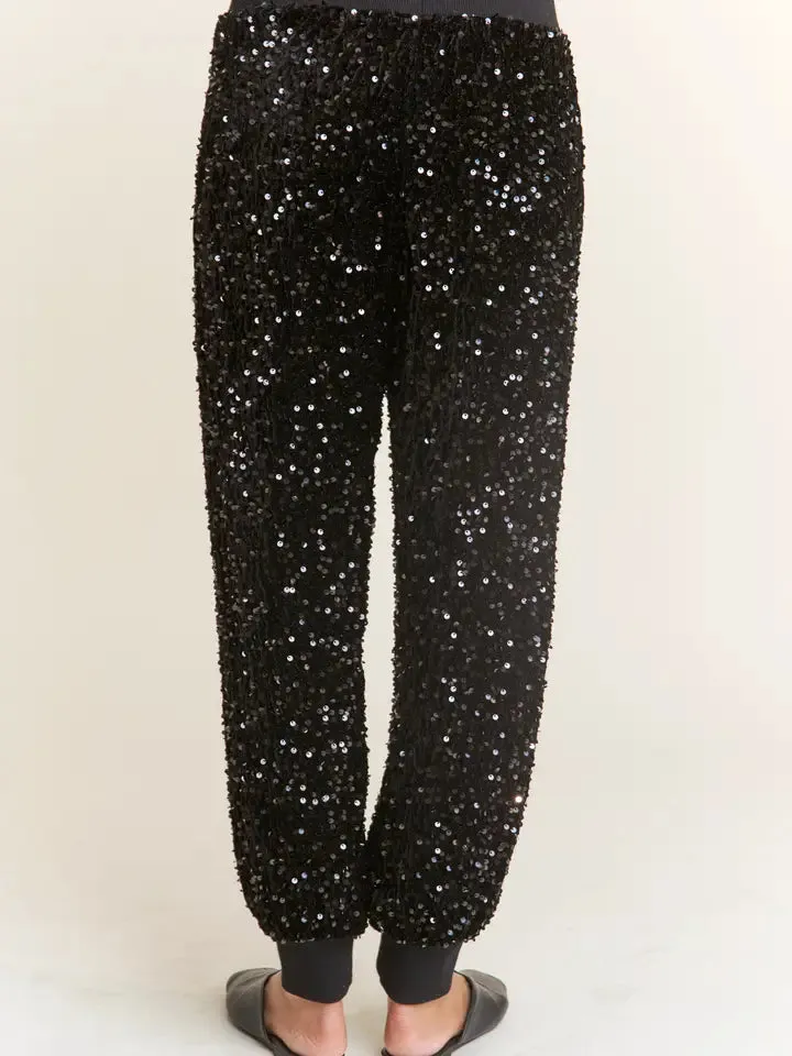 Sequin Stride Joggers