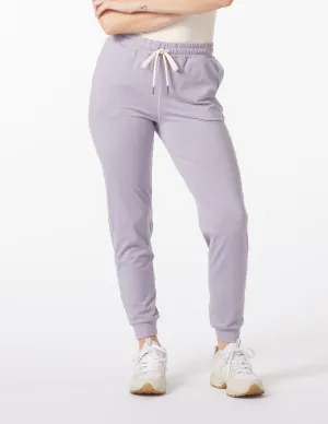 Serene Jogger: Dusty Lavender Marble