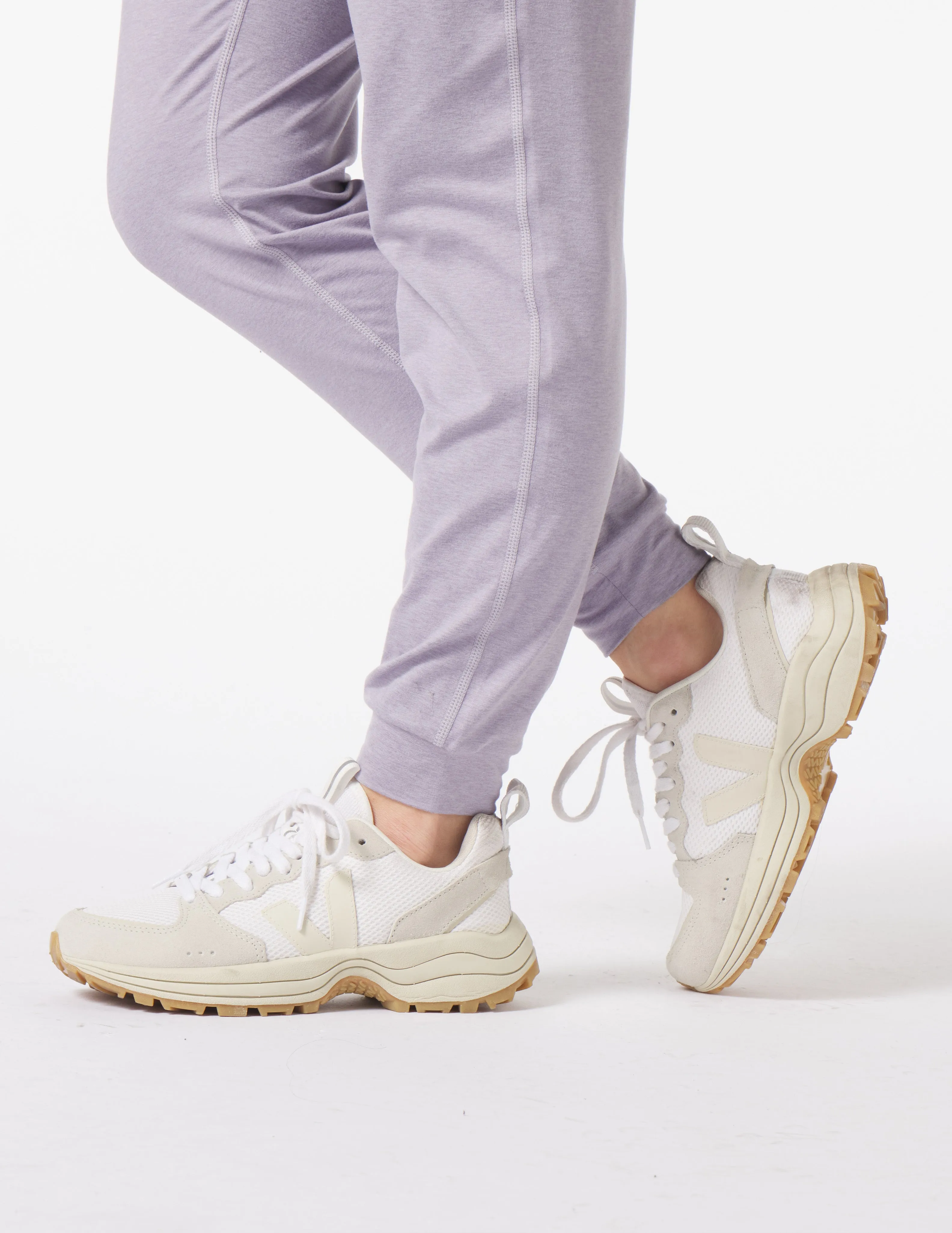 Serene Jogger: Dusty Lavender Marble
