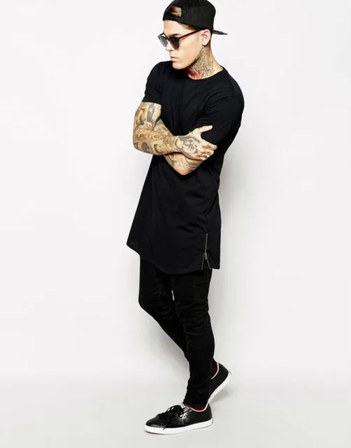 SIDE ZIP T-SHIRT