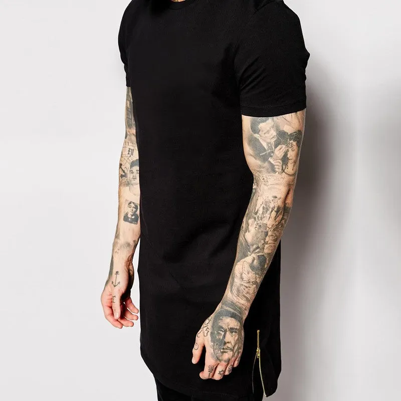 SIDE ZIP T-SHIRT