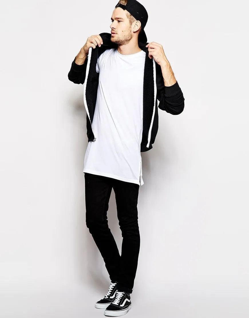SIDE ZIP T-SHIRT
