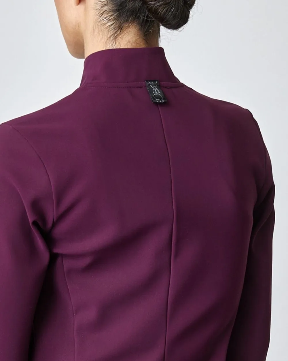 Signature Riding Jacket Burgundy