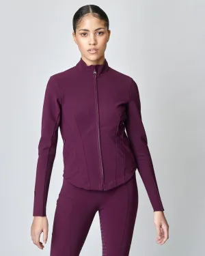 Signature Riding Jacket Burgundy
