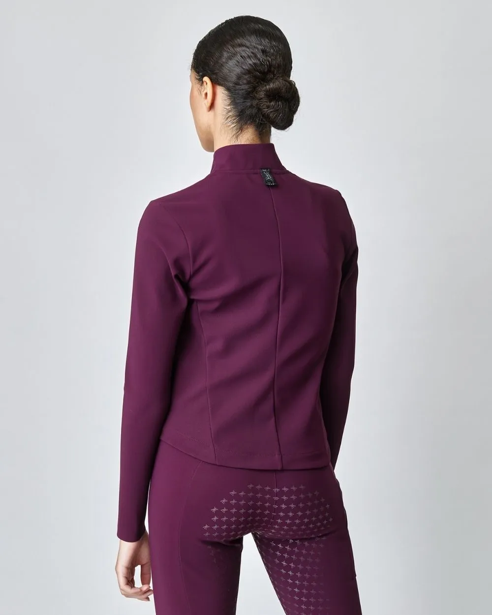 Signature Riding Jacket Burgundy