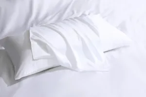 Silky Soft Organic Bamboo Pillowcase Set - White