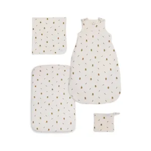 Silver Cross Cot Bed Starter Bedding Bundle - Bunny Print