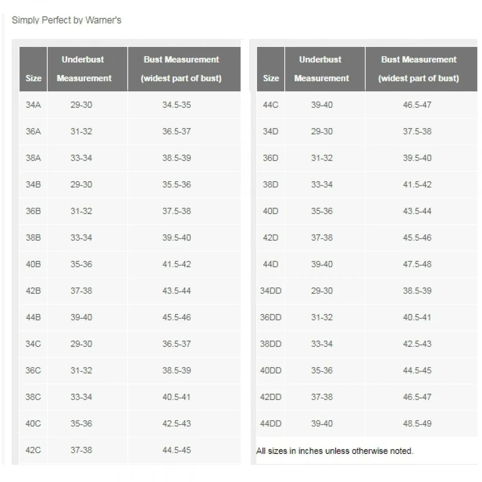 Simply Perfect by Warner's Women's Underarm Smoothing Underwire Bra