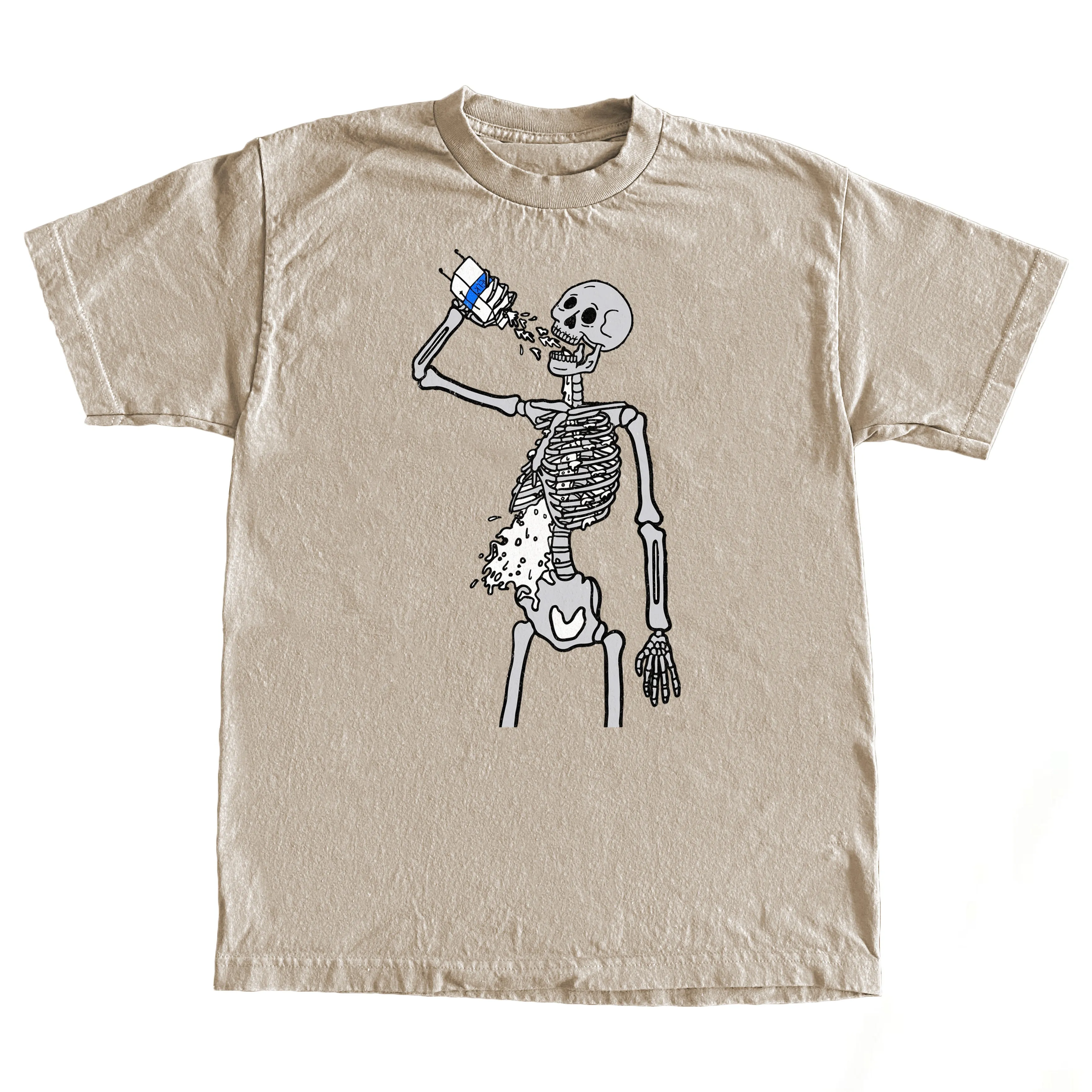 SKELETON MELK SHIRT (SAND)