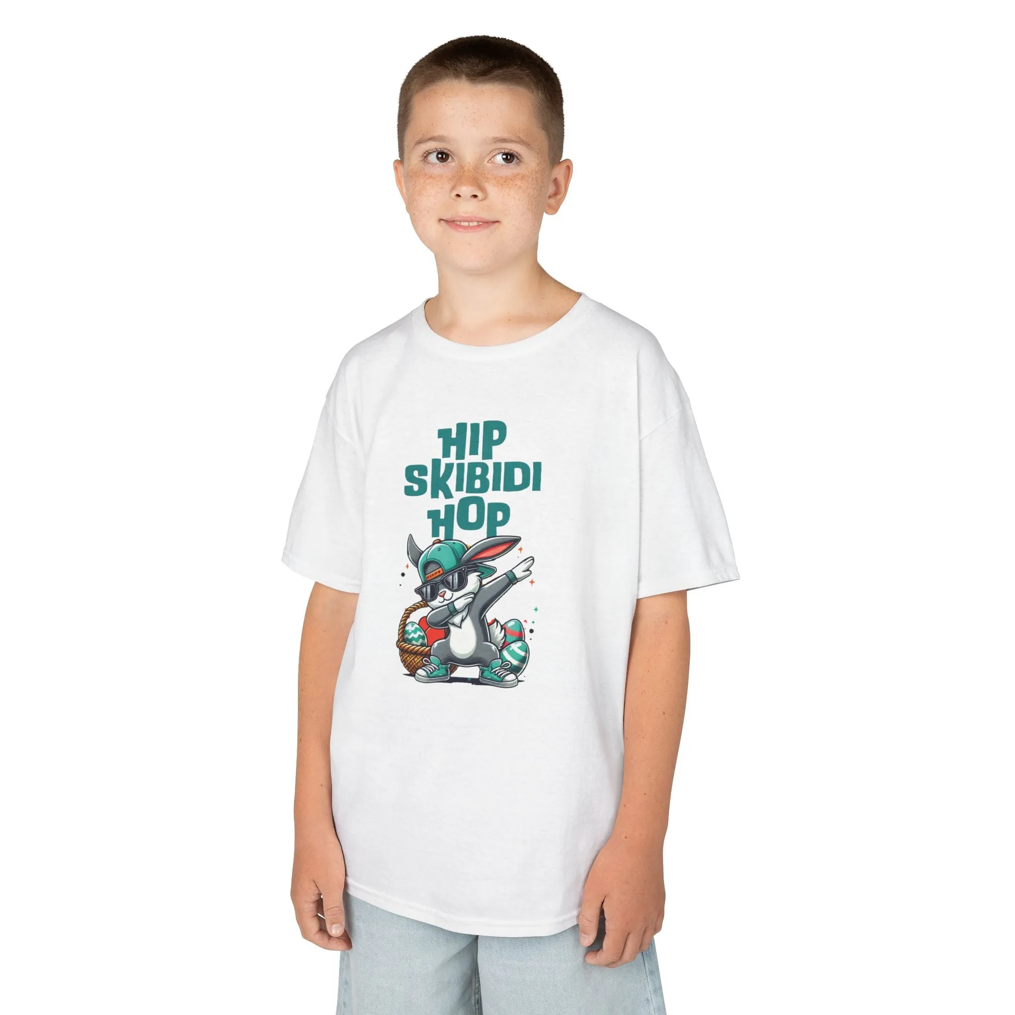 Skibidi Easter Hip Hop Dab Bunny KIDS T-Shirt