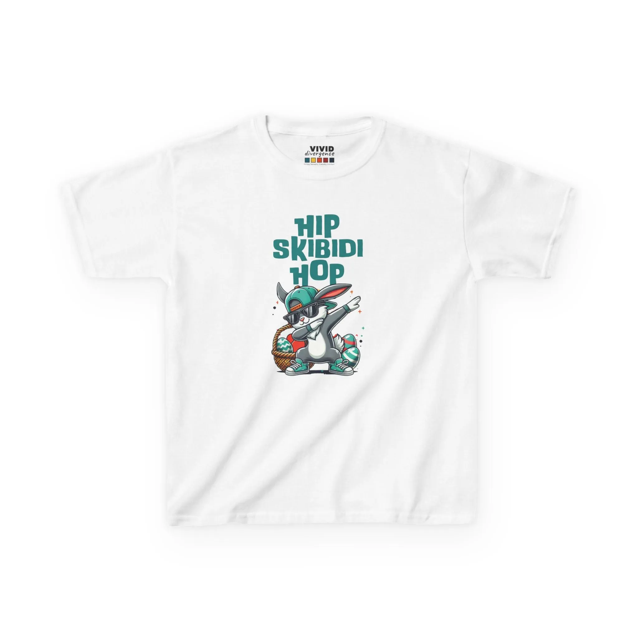 Skibidi Easter Hip Hop Dab Bunny KIDS T-Shirt