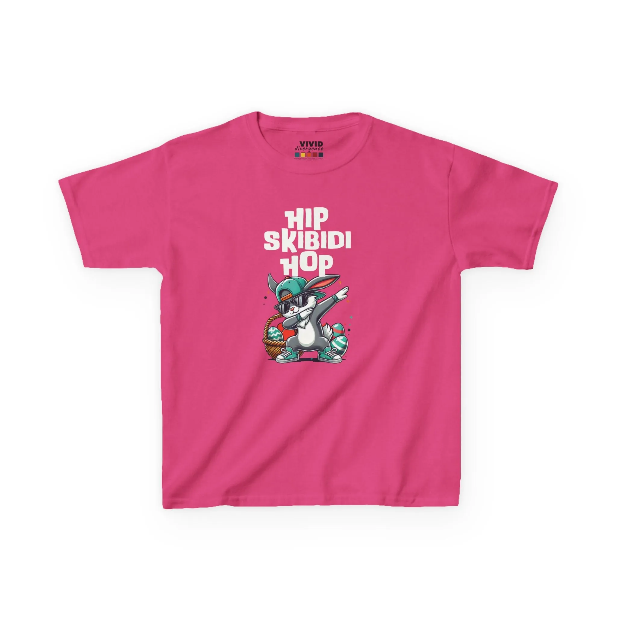 Skibidi Easter Hip Hop Dab Bunny KIDS T-Shirt