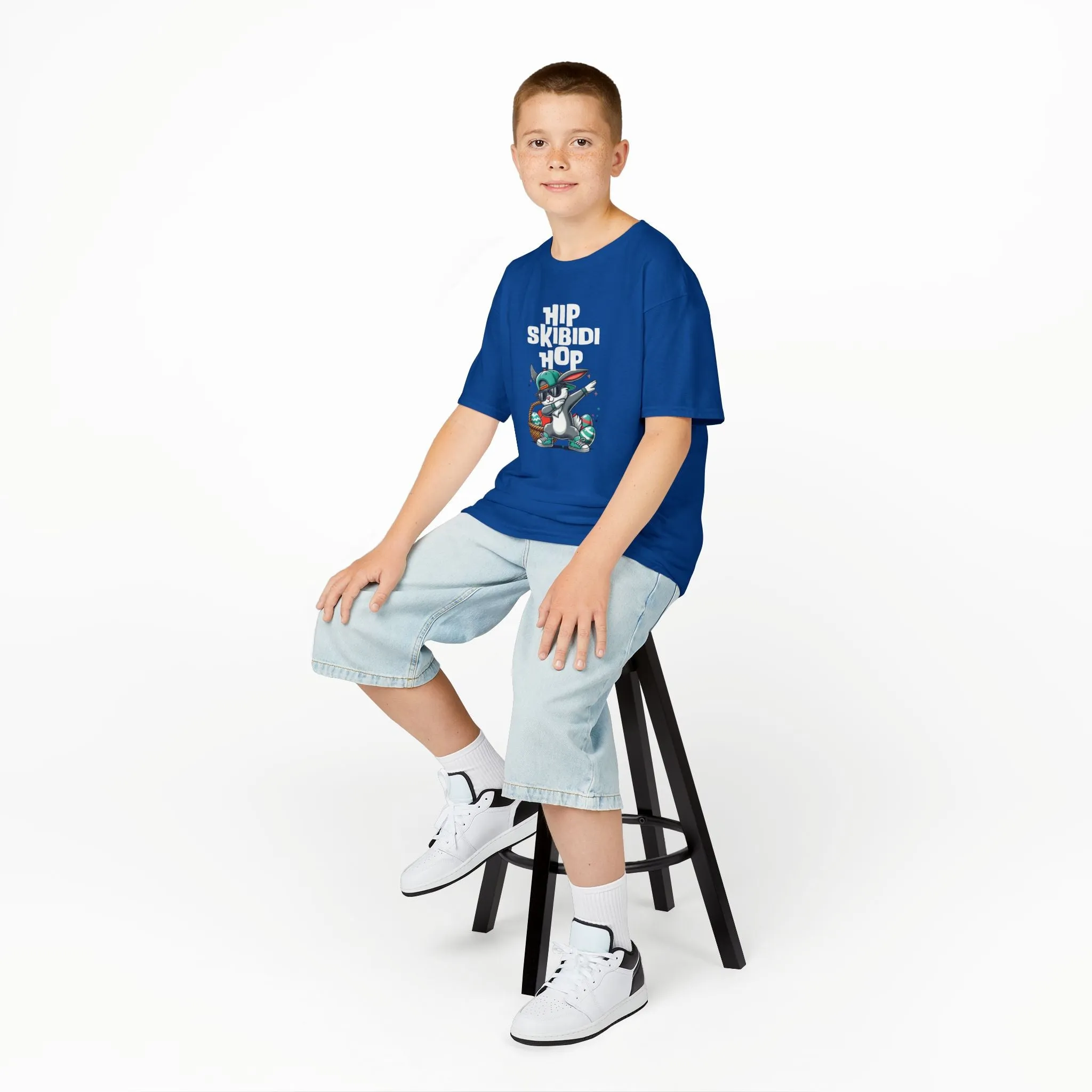 Skibidi Easter Hip Hop Dab Bunny KIDS T-Shirt