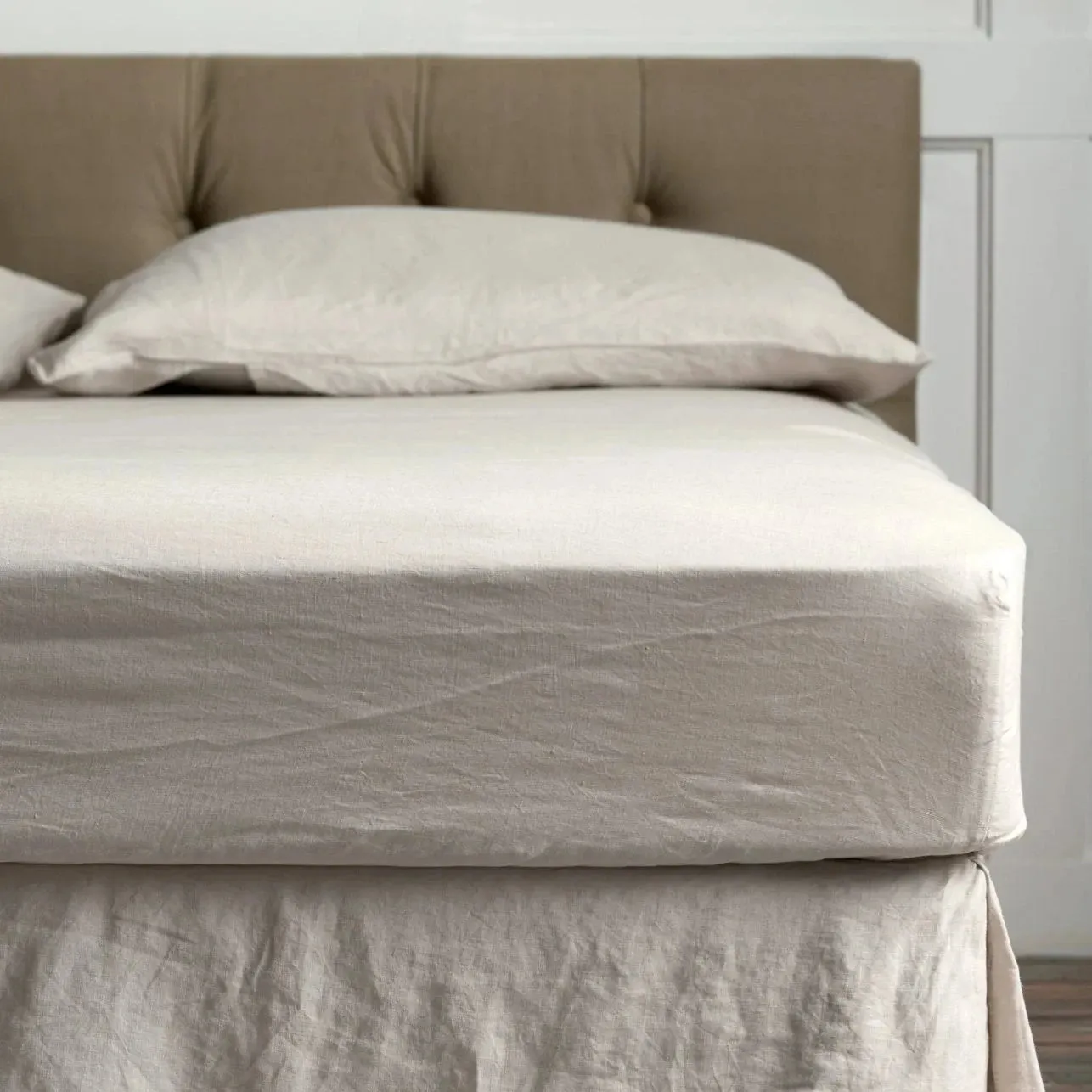 Sofia Organic Belgian Flax Linen Bedding Set with Ties