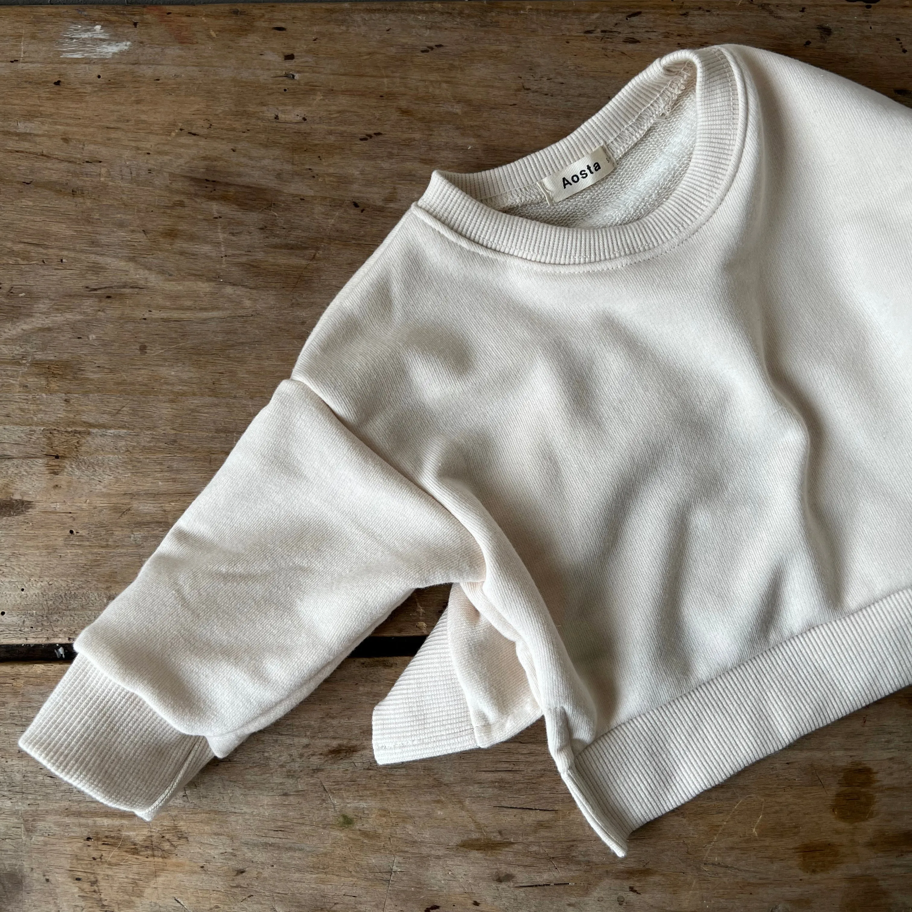Soft & Plush Daily Sweatshirt - Ivory