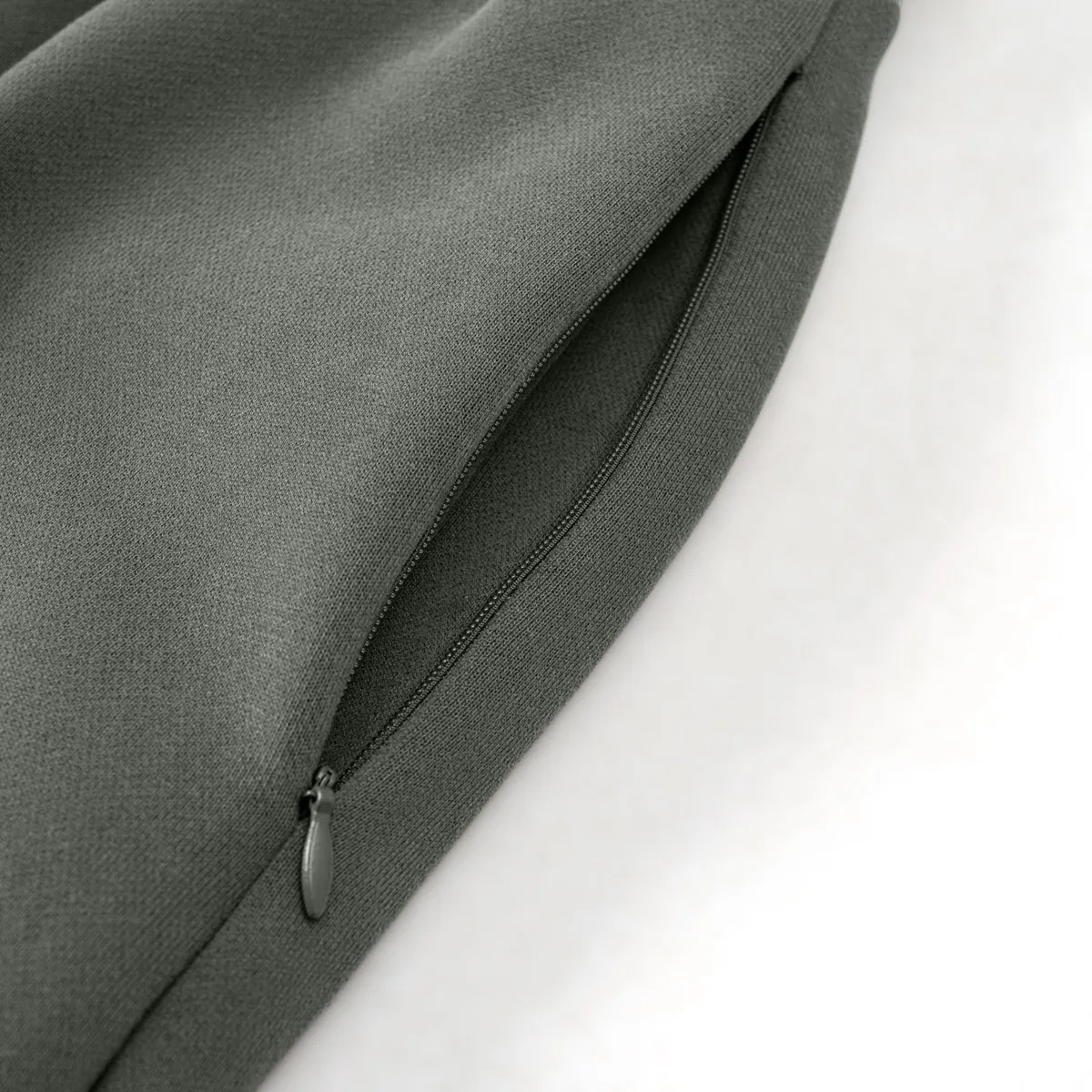 Solid Color Plush Lining Baggy Sweatpants