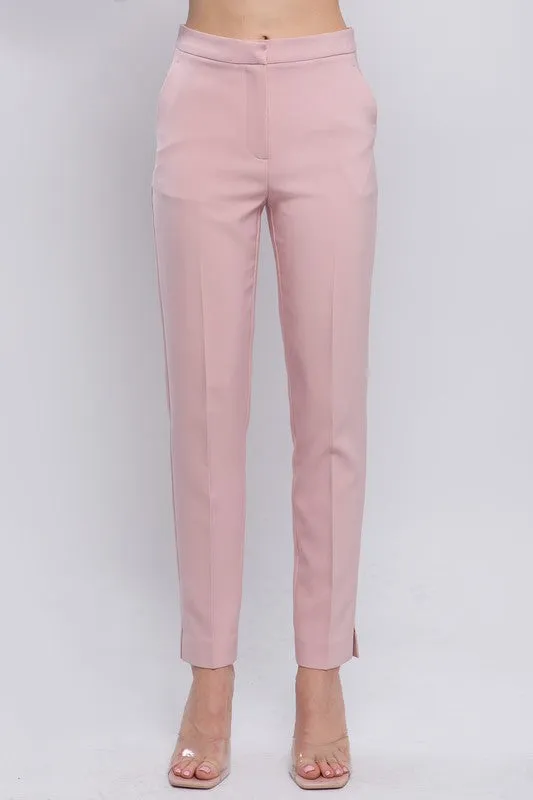 Solid Formal Blazer Pant Slacks