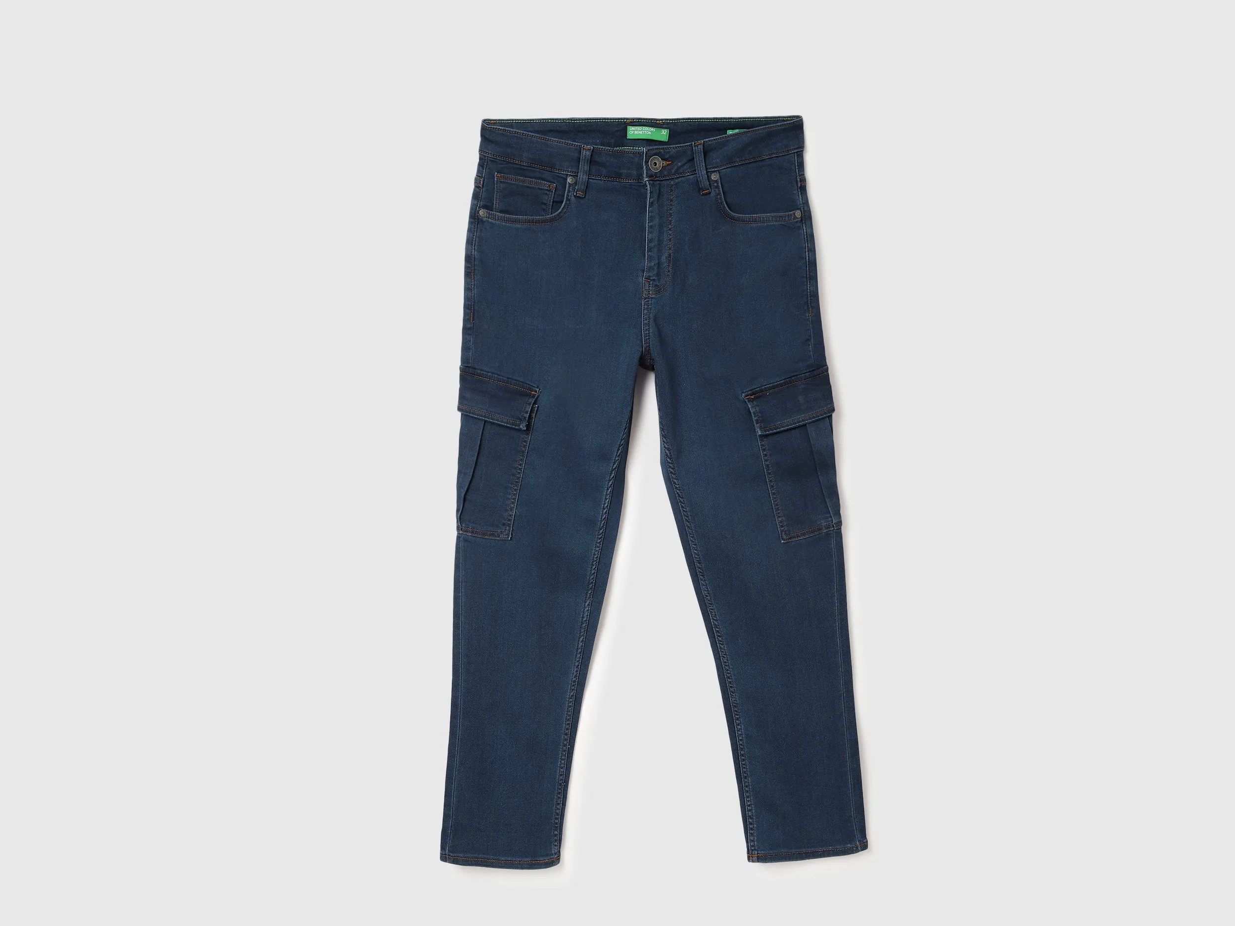 Solid Jogger Fit Cargos