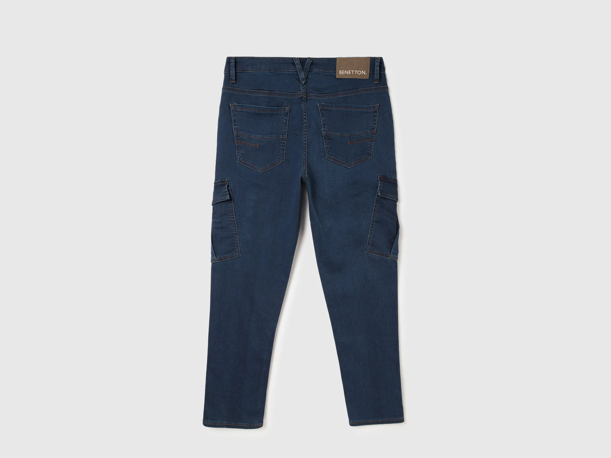 Solid Jogger Fit Cargos